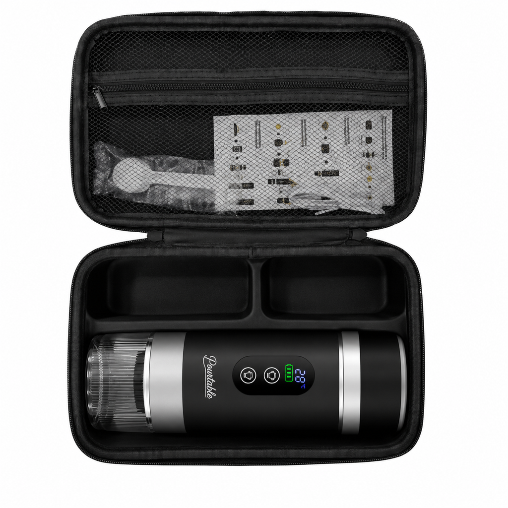 Pourtable Coffee Machine & Carrying Case