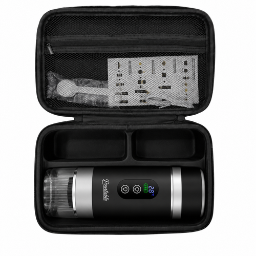 Pourtable Coffee Machine & Carrying Case